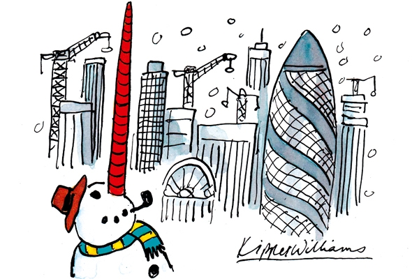 City Snowman