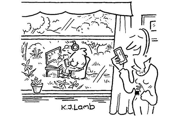 Its A Beautiful Day Hes Playing In The Garden