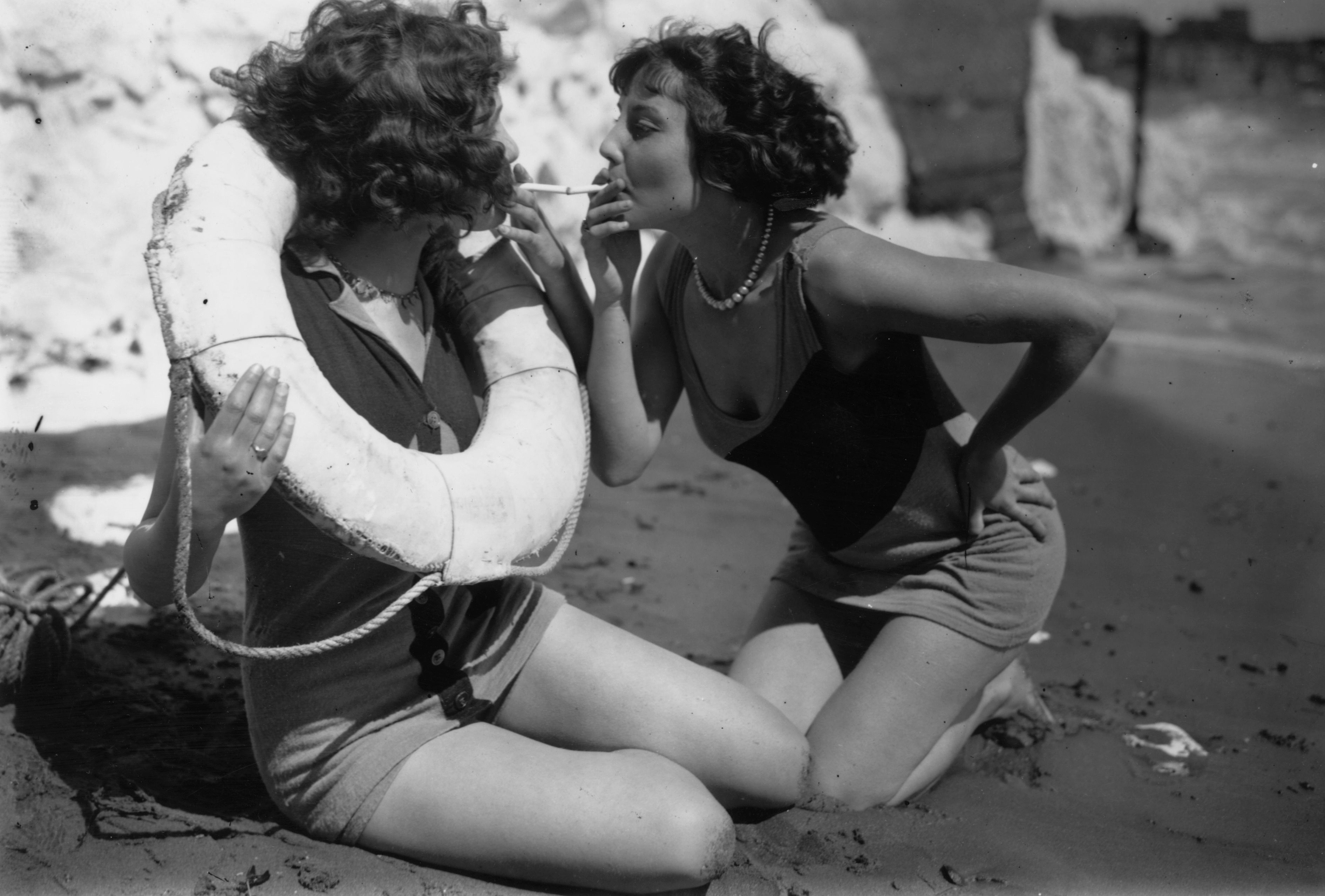 Retro beach tube, watersports