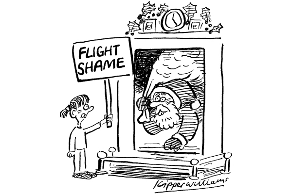 Flight shame