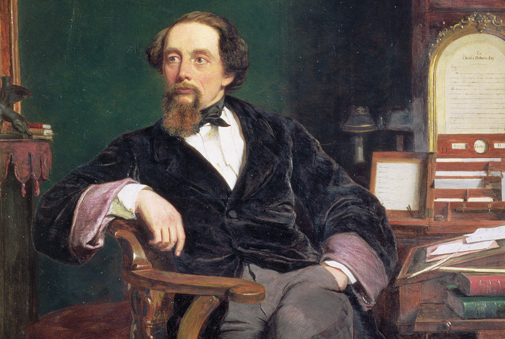 Английский писатель романов. Charles Dickens. Диккенс портрет.
