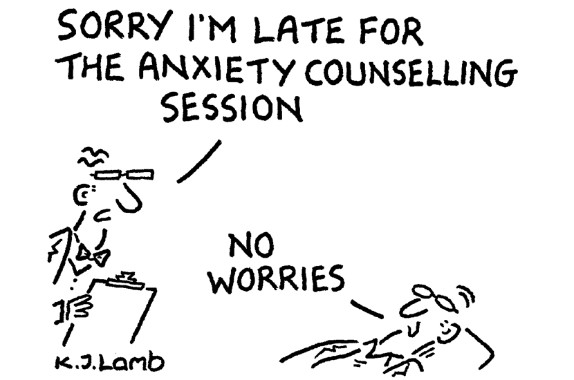 Anxiety counselling session