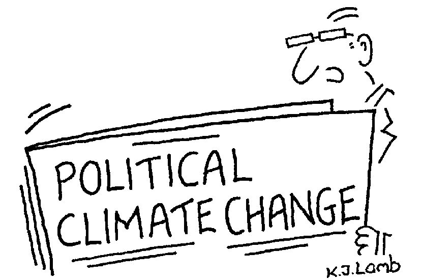 Political climate change