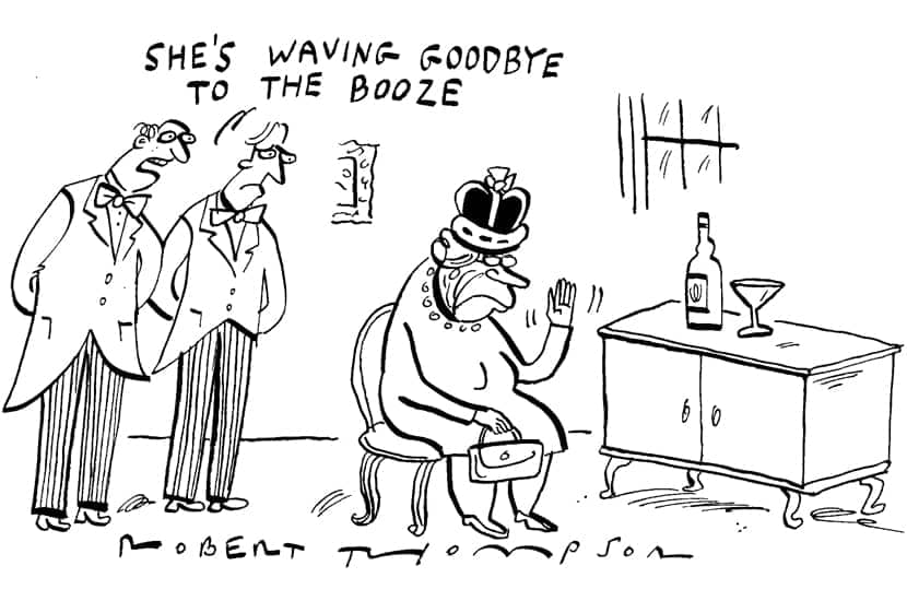 Waving goodbye to the booze