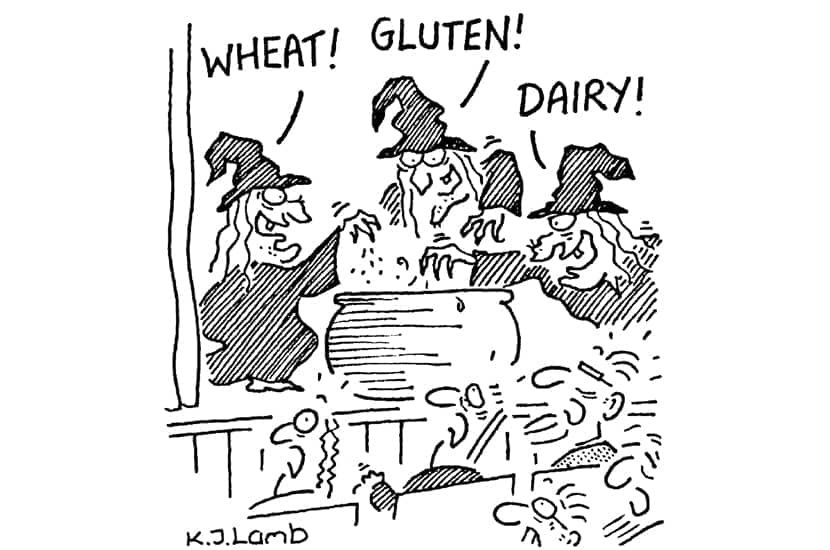 Wheat! Gluten! Dairy!
