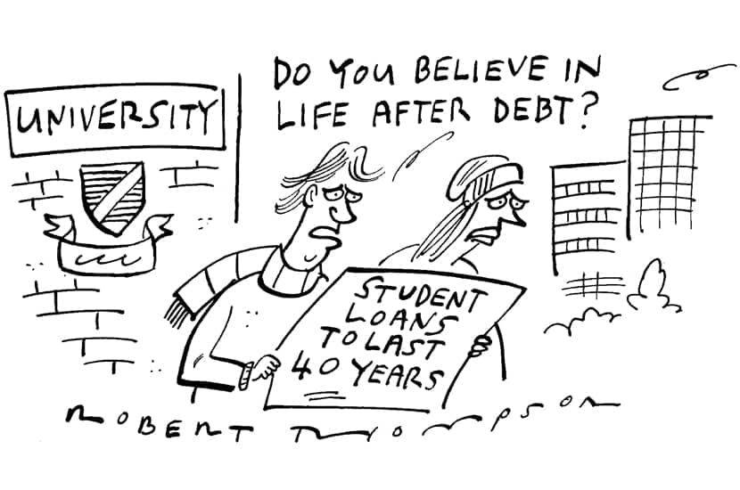 Student loans to last 40 years