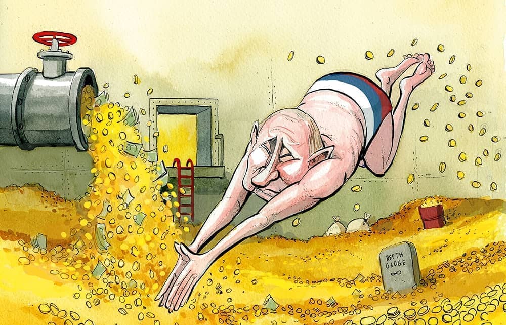 Glupani se pitaju: Zašto je ekonomski rat protiv Rusije propao? Putin-Money_FORF1