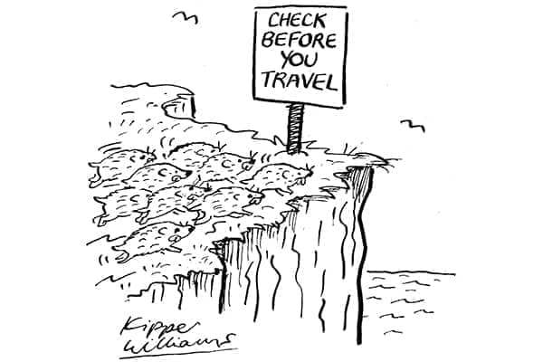 Check before you travel