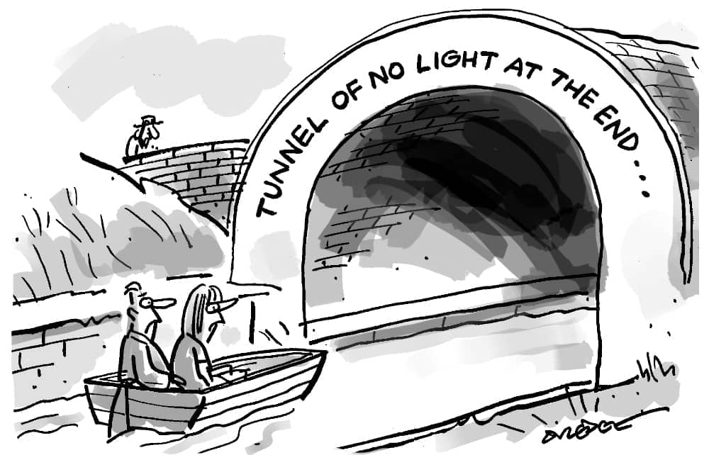 Tunnel of no light at the end