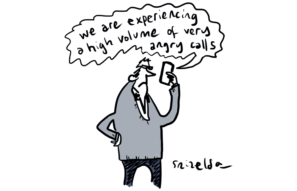 Experiencing a high volume of calls