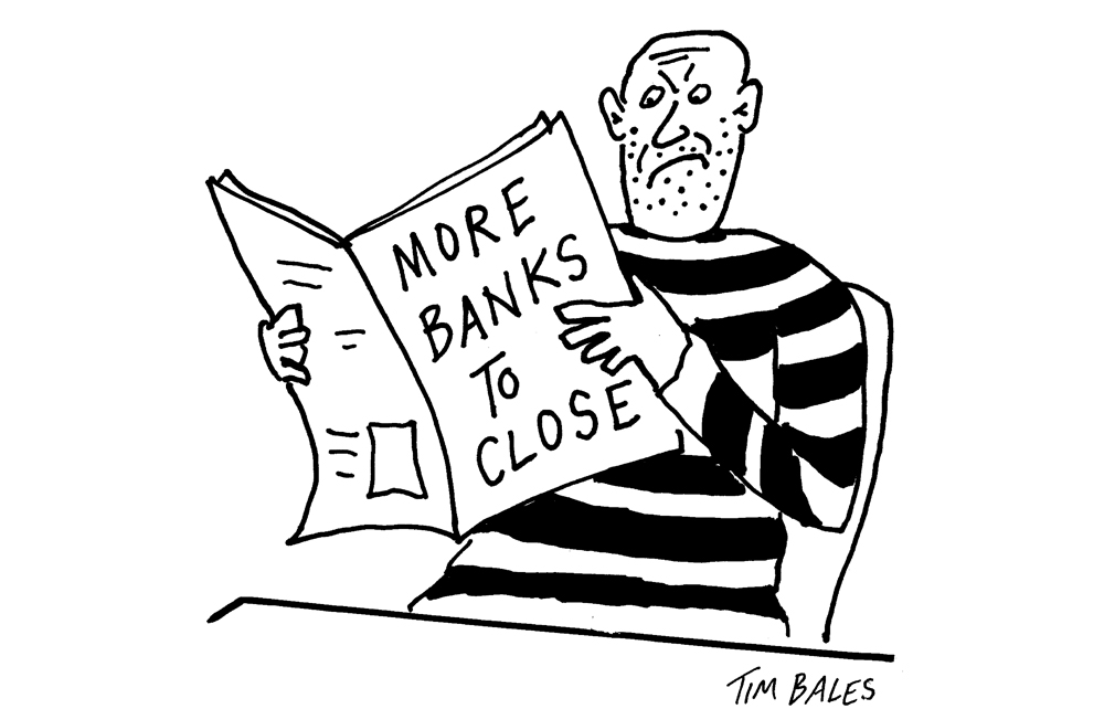 More banks to close