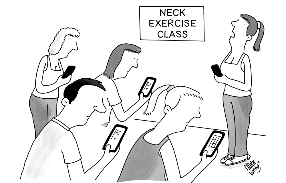 Neck exercise class