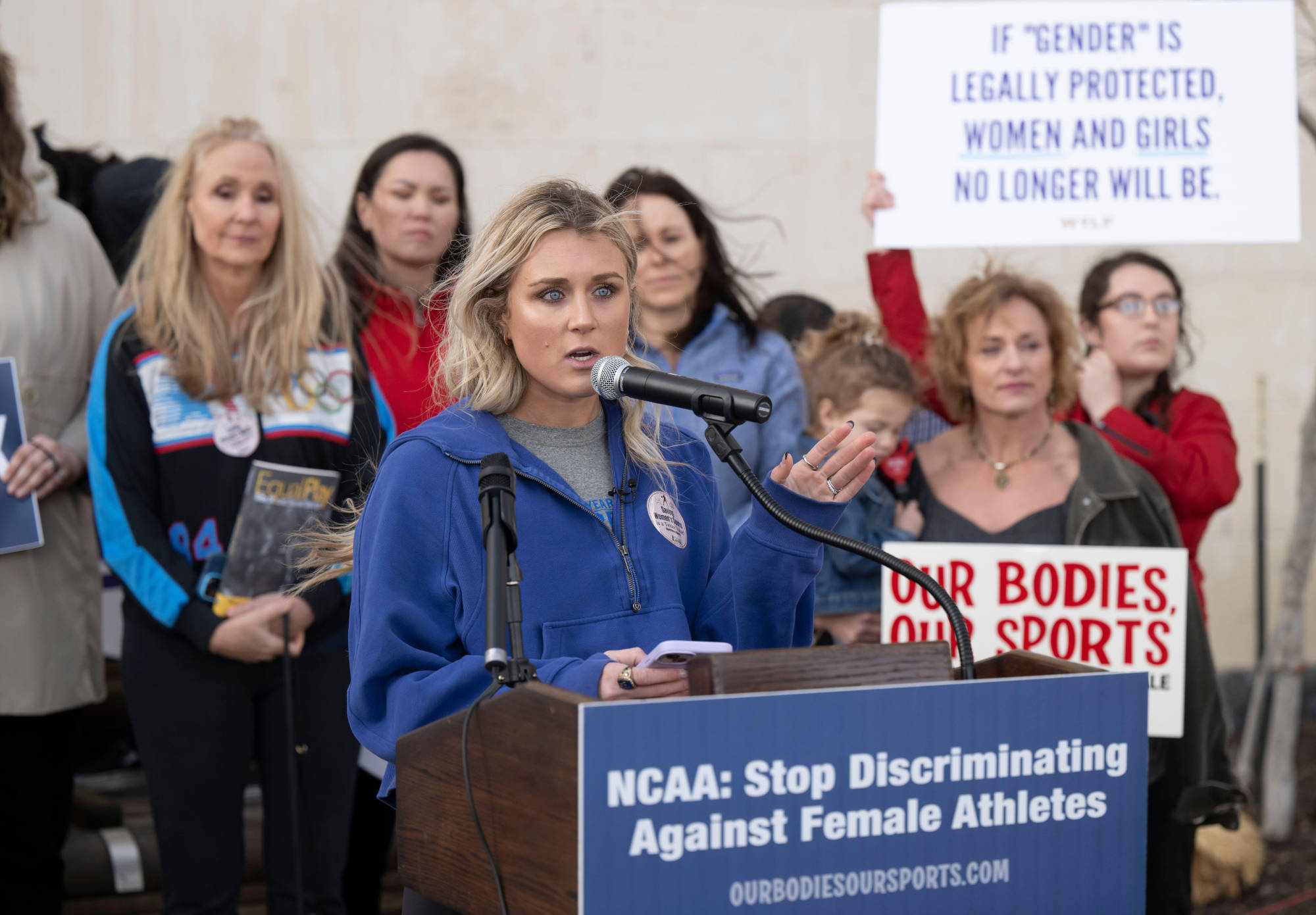 Riley Gaines Blasts AOC For 'Fear-Mongering' To Scare People Into Letting  Trans-Identifying Biological Men Compete In Women's Sports