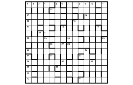Crossword clue threadbare