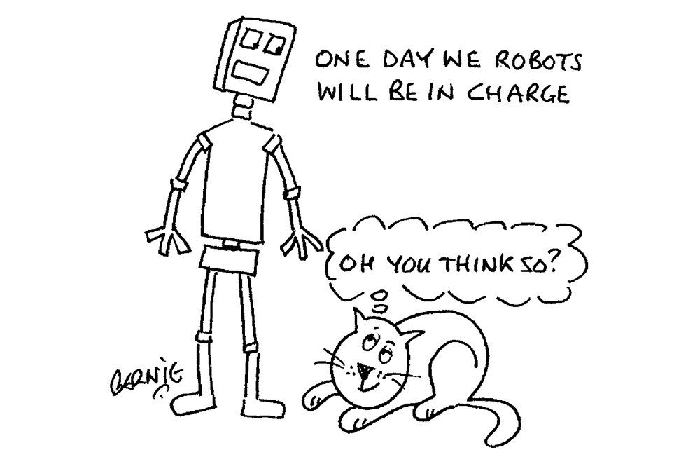 One day we robots will be in charge