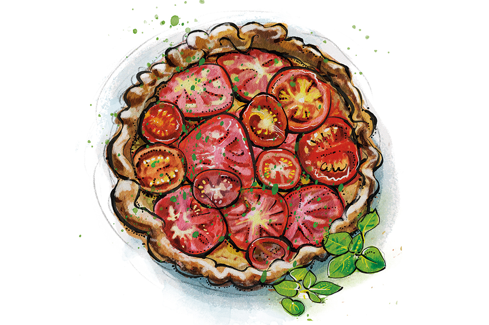 Tarte aux tomates françaises : une simple célébration de l’été