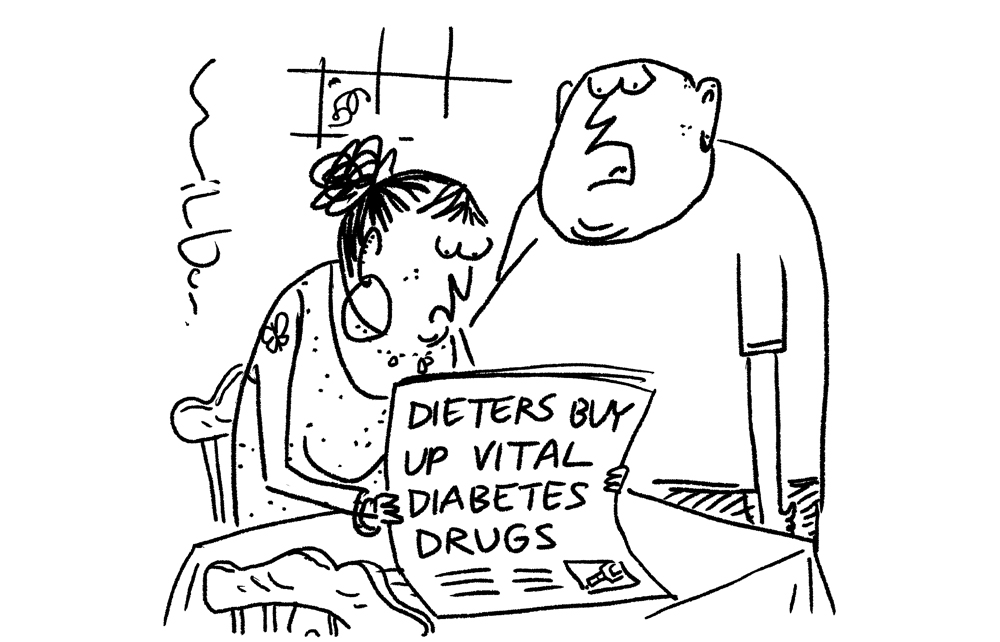 Dieters buy up vital diabetes drugs