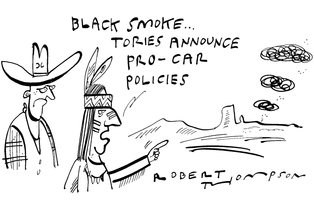 Black smoke…