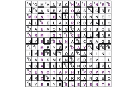 Faux crossword clue Archives 