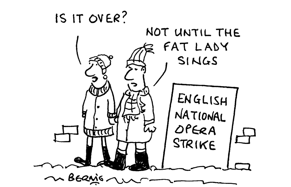 English national opera strike