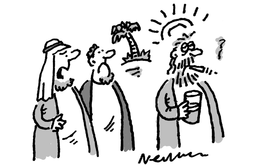The Messiah has a Farage complex!