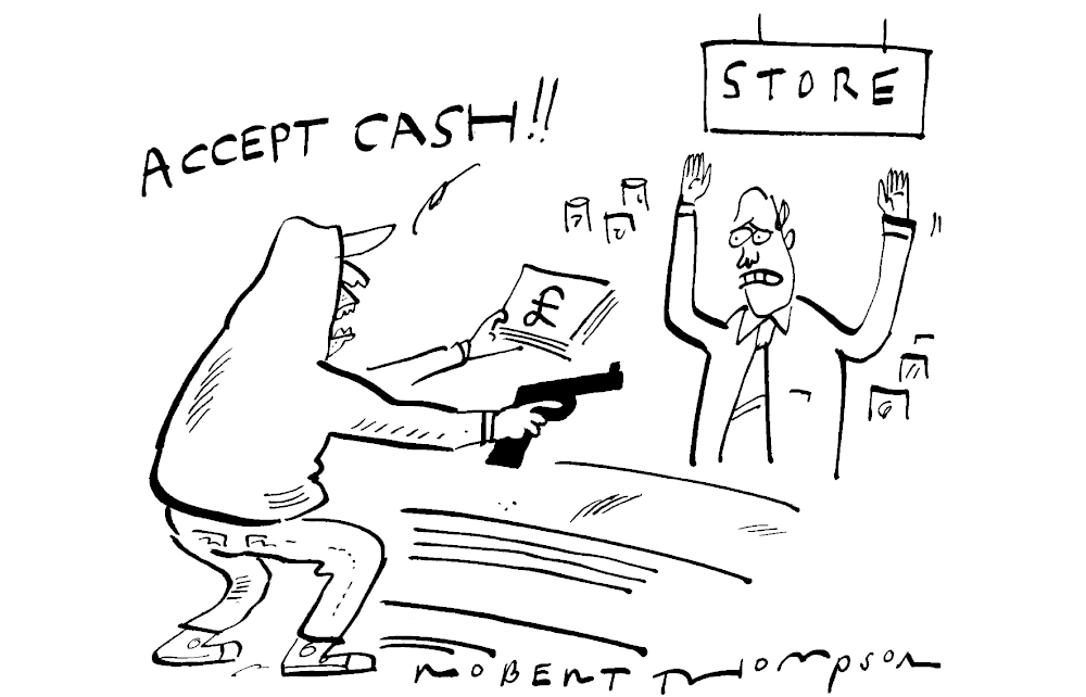 Accept cash!