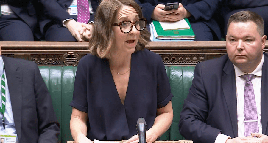 Fighting welfare rebels, Liz Kendall looked like a tortured woman