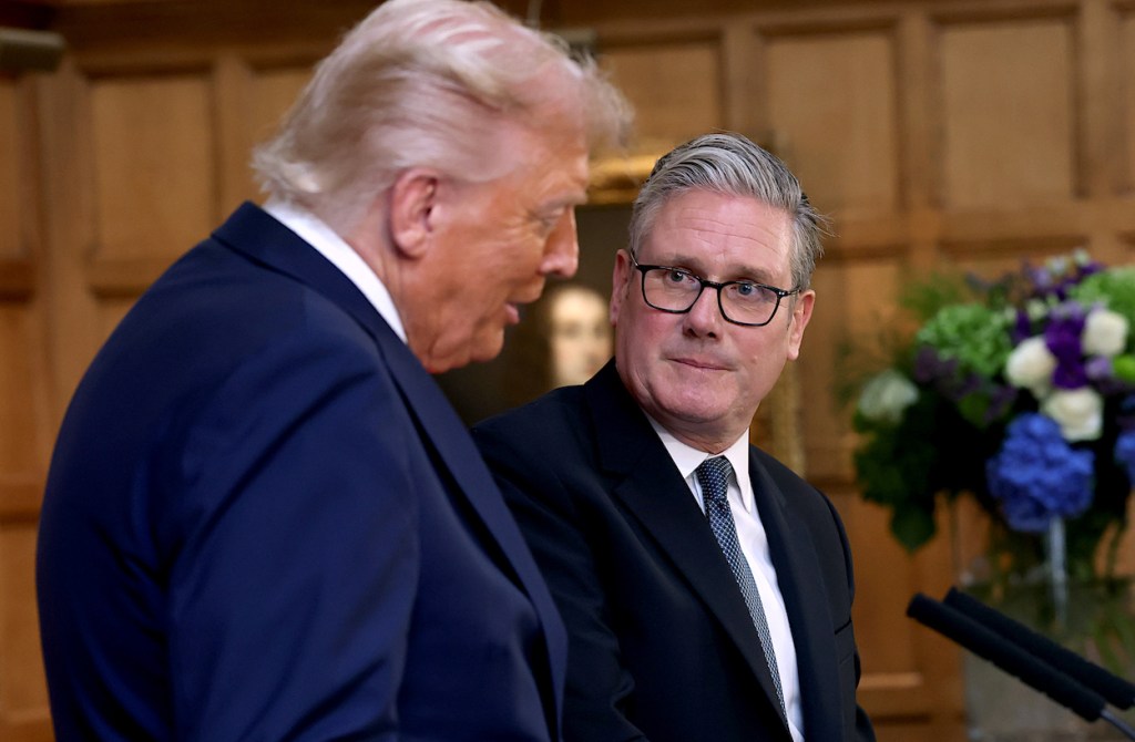 Donald Trump and Keir Starmer make a very strange pair