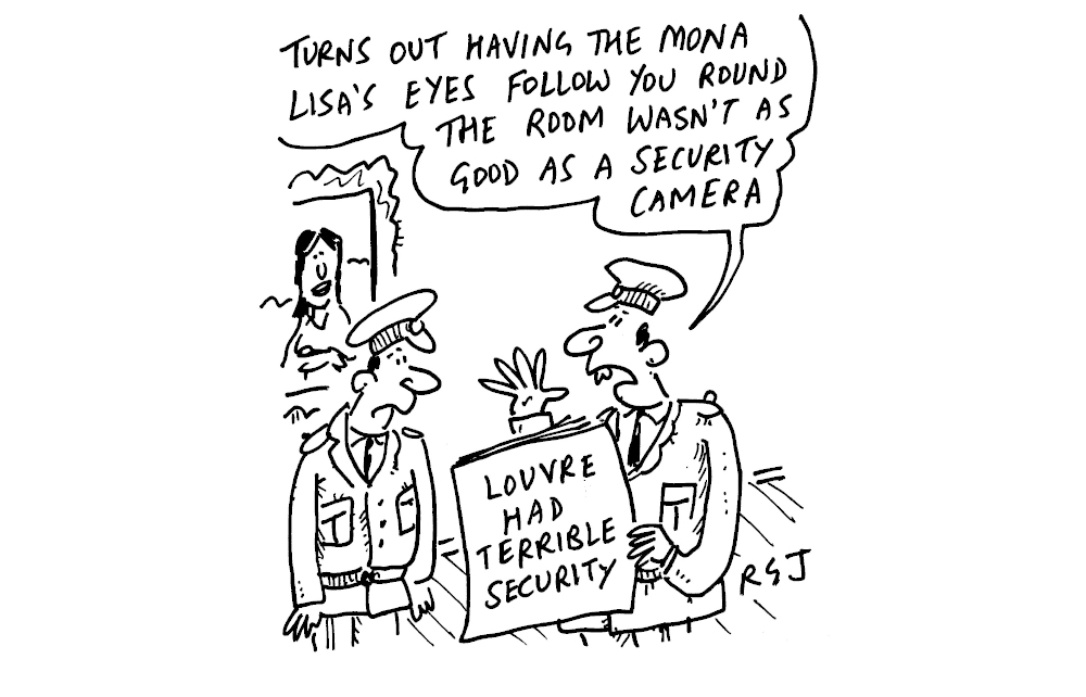 Louvre had terrible security