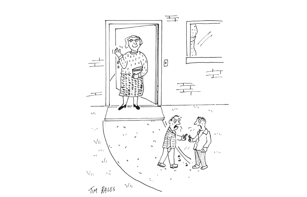 ‘These homemade biscuits – are they meant to be trick or treat?’