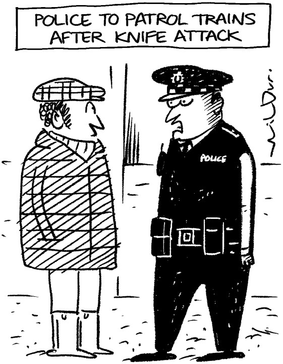 ‘Your horse has bolted? I’m here to close the stable door.’