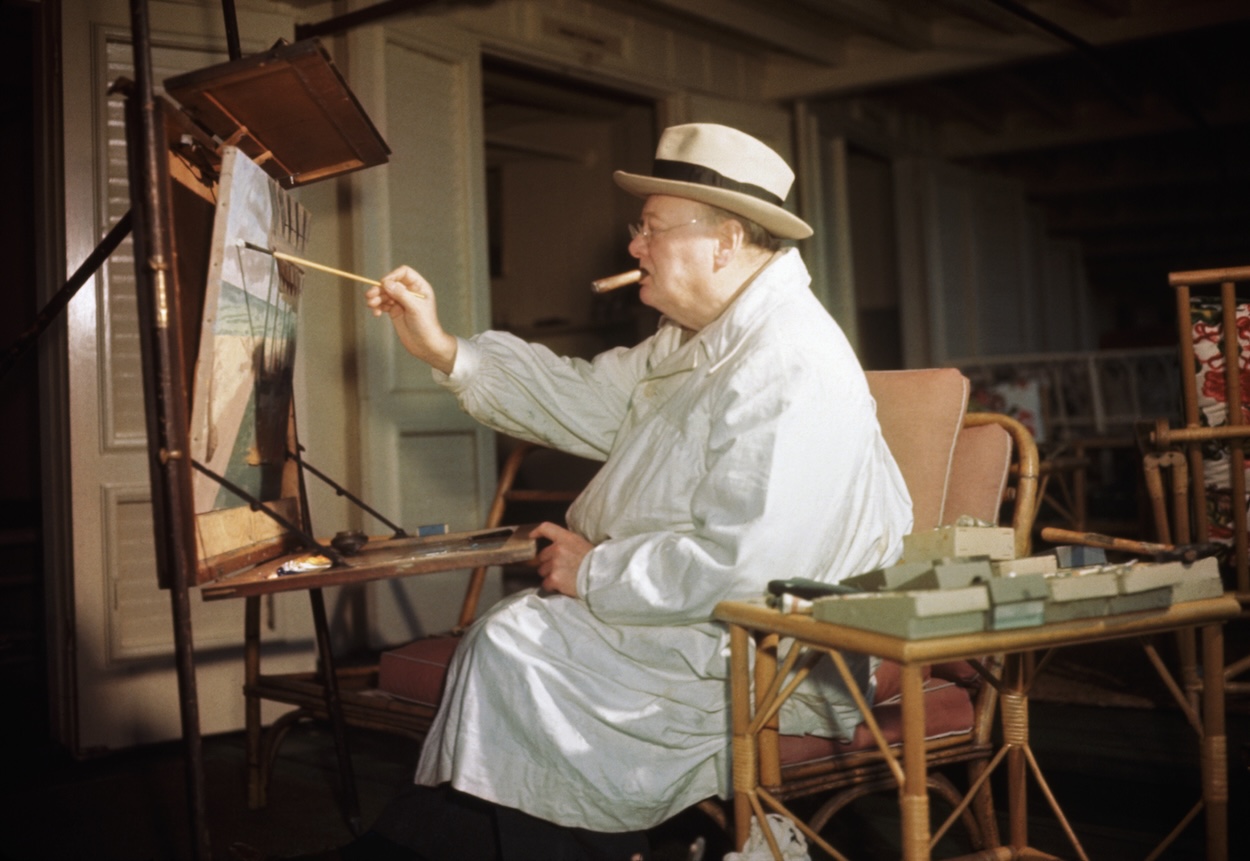 Hitler and Churchill: the artists at war