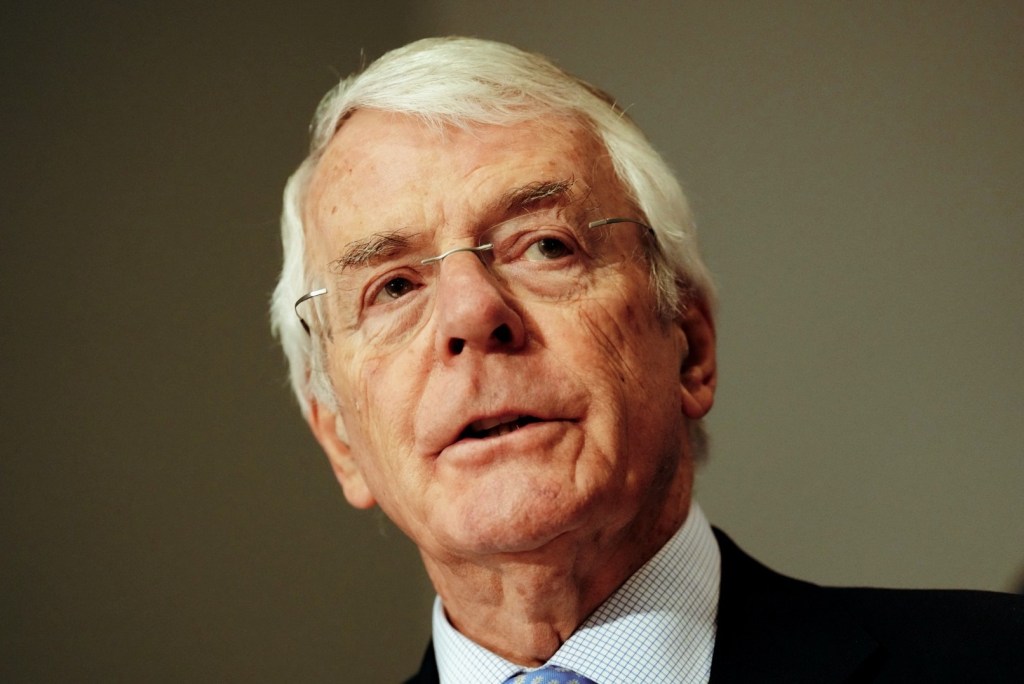 John Major is shouting at the void