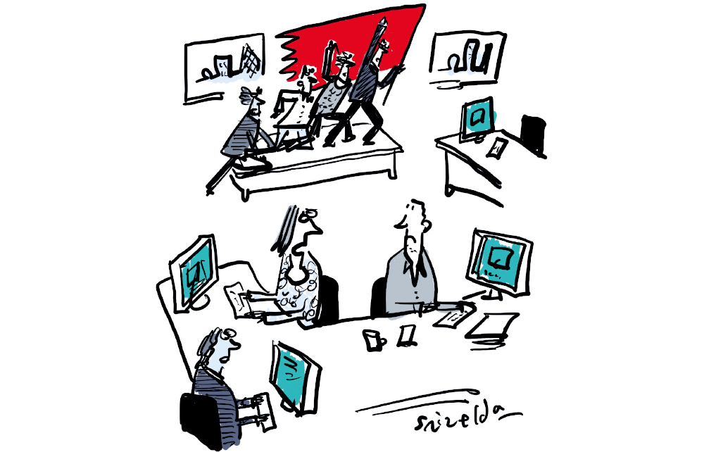 ‘I wish the activist staff would get on with some work.’