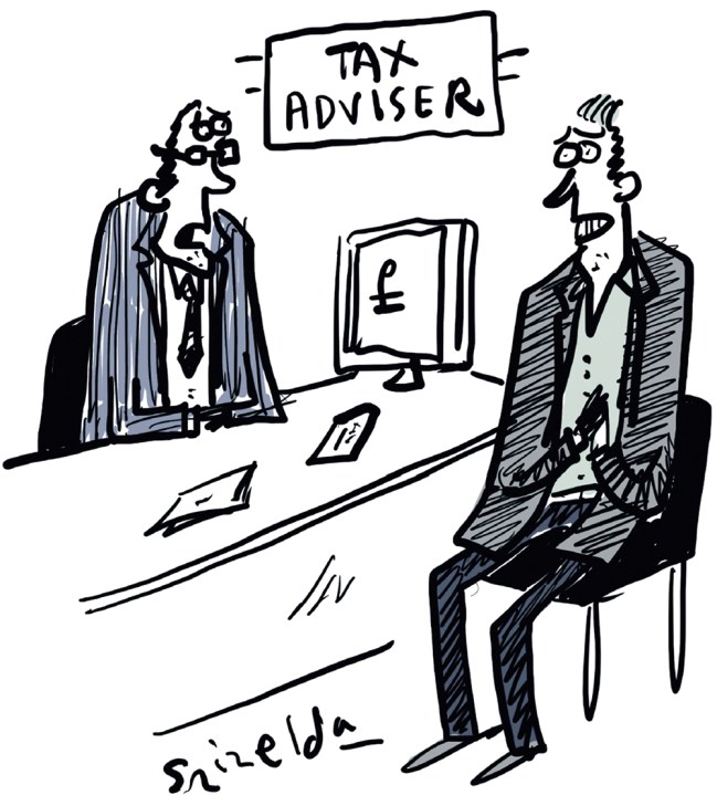 ‘I’m afraid you’ve become wealthy.’