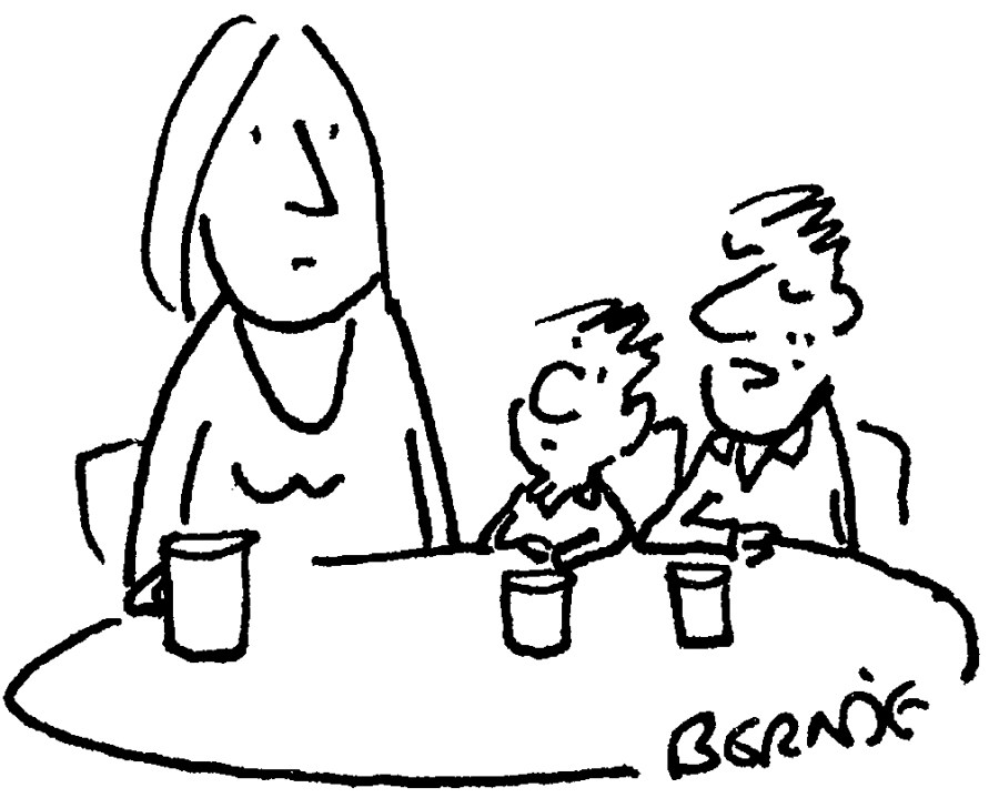 ‘If it turns out you’ve been lying about Father Christmas, Mum, you’ll have to go.’