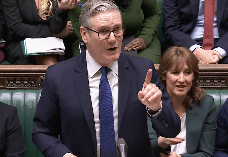 Keir Starmer is not waving but drowning at PMQs